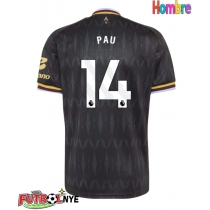 Camiseta Aston Villa Pau Torres #14 Visitante Equipación 2026-27 manga corta